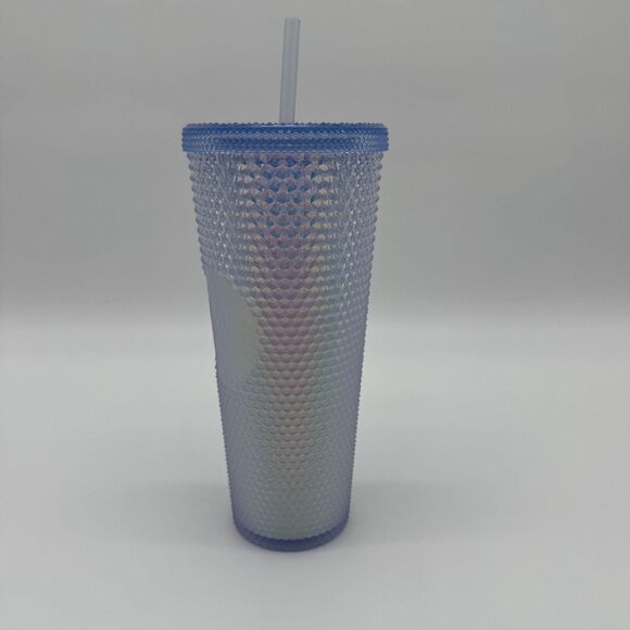 Starbucks Studded Mermaid Light Blue Cold Cup Tumbler 24oz 11134069 New - Picture 6 of 7
